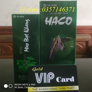 1 xịt+1 gội tóc haco