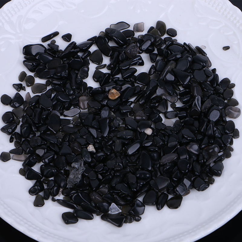 50g Đá Tourmaline Đen Tự Nhiên Dùng Trang Trí Bể Cá