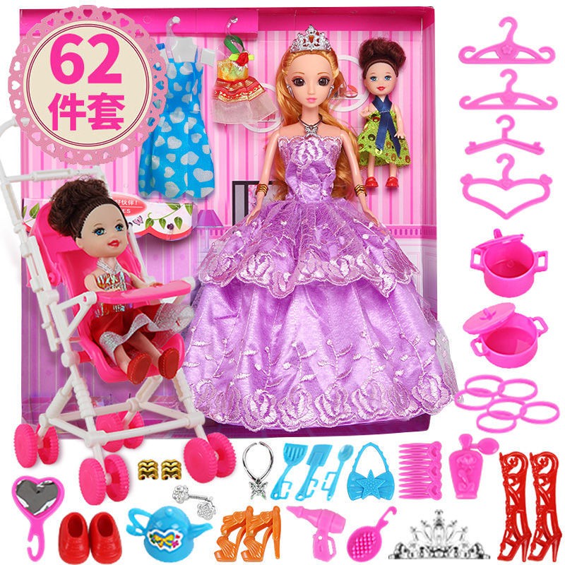 Bộ Đồ Chơi Búp Bê Công Chúa Barbie Dễ Thương Xinh Xắn Dành Cho Bé Gái