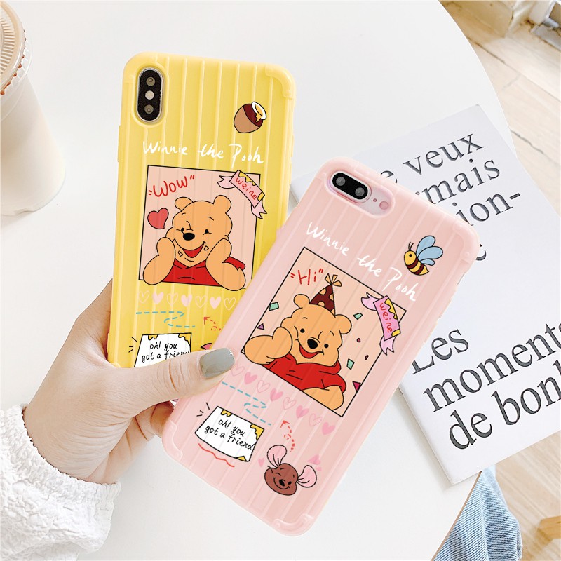 Ốp lưng iphone Winnie the Pooh sọc 3D chống va đập 5/5s/6/6plus/6s/6splus/7/7plus/8/8plus/x/xs/11/12/pro/max/plus/promax | BigBuy360 - bigbuy360.vn