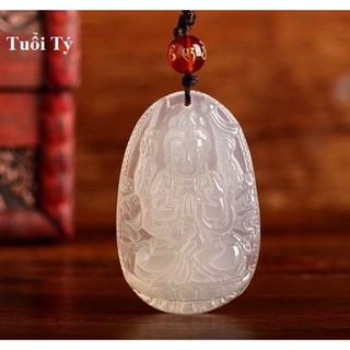Phật bản mệnh tuổi tý đá mã não trắng - phật thiên thủ thiên nhãn