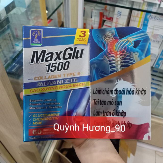 MAXGLU 1500 - Hỗ trợ xương khớp chắc khỏe