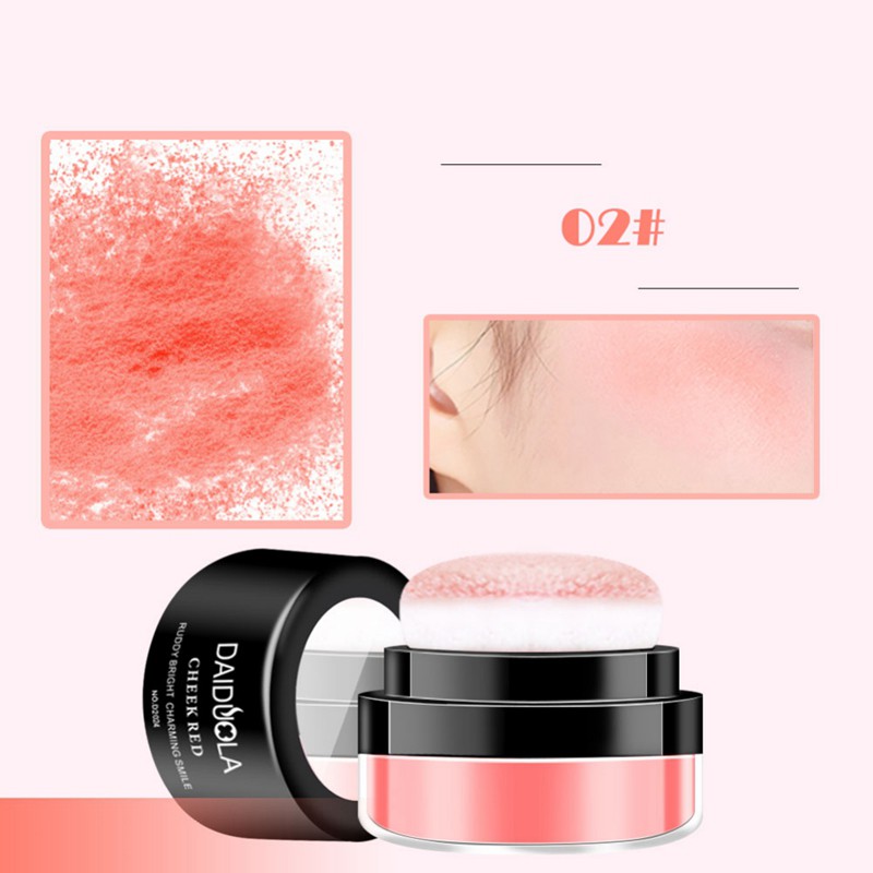 Hộp phấn má hồng làm sáng tông da, bền màu đi kèm đệm xốp mềm tiện lợi | BigBuy360 - bigbuy360.vn