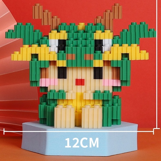 Đồ Chơi Mô Hình Lắp Ráp 3D mini Hình 12 Con Giáp cực kỳ đáng yêu và dễ thương quà tặng dành cho các bé