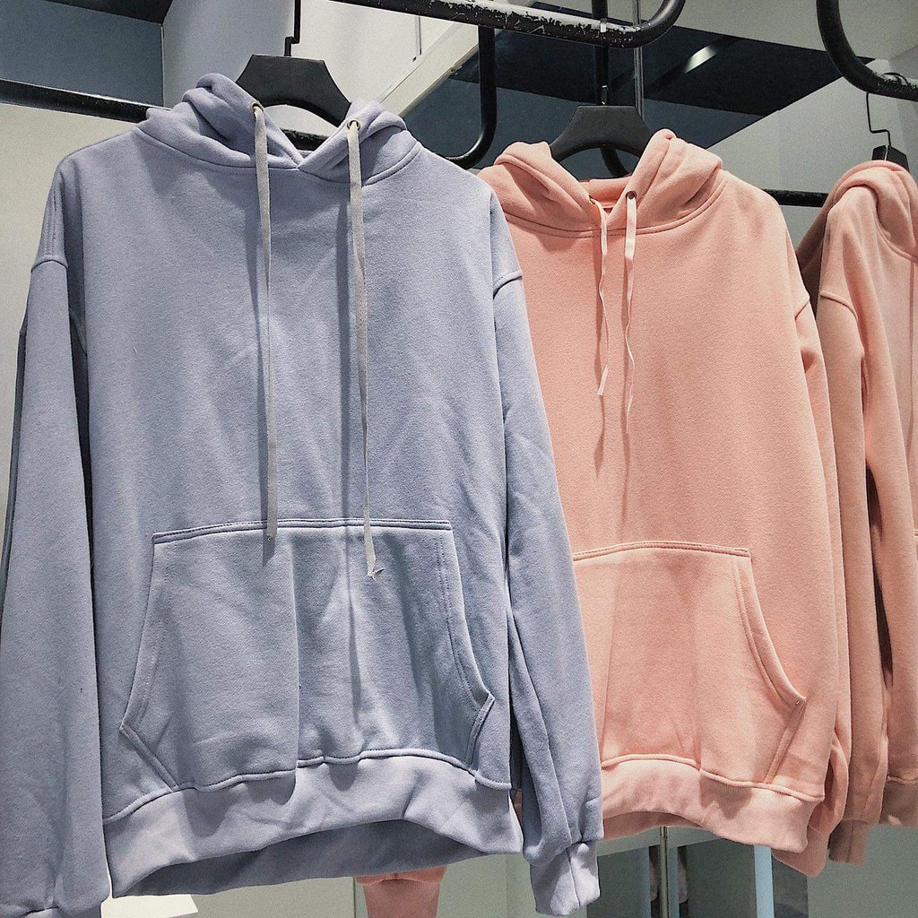 ÁO HOODIE TRƠN BASIC ĐỦ MÀU UNISEX | WebRaoVat - webraovat.net.vn