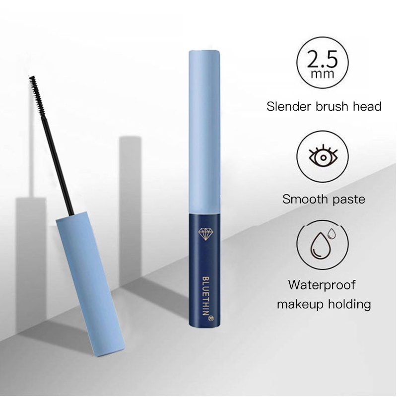 Mascara BLUETHIN màu đen bền màu không dễ phai chống thấm nước chuốt cong và dày mi | WebRaoVat - webraovat.net.vn