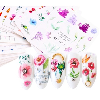 Sticker dán móng nail mã STZ2 móng tay xinh xắn