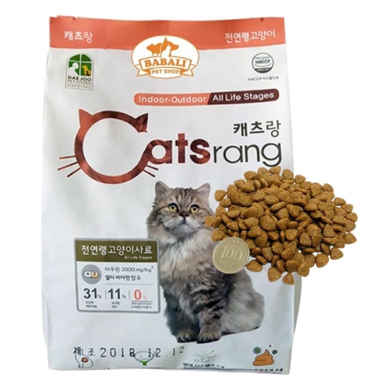Thức ăn mèo MININO và CATSRANG, dùng cho mèo mọi lứa tuổi thức ăn mèo dạng hạt mèo khô