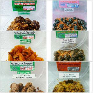 (TÚI 1KG) Ô MAI SẤY KHÔ CÁC LOẠI + 🎁