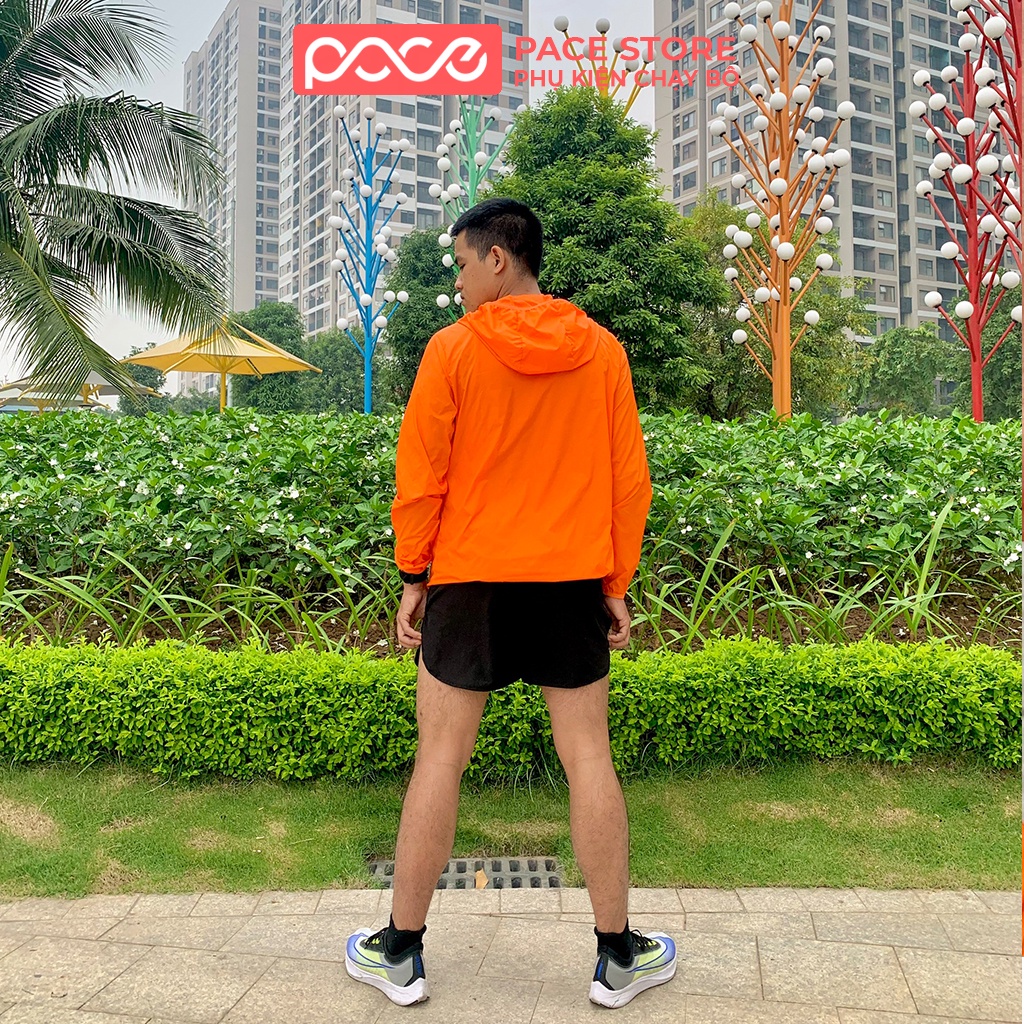 Áo khoác gió đạp xe áo khoác thể thao PACE WindyRun 1 lớp Unisex chống gió chống nước khi chạy xe đạp