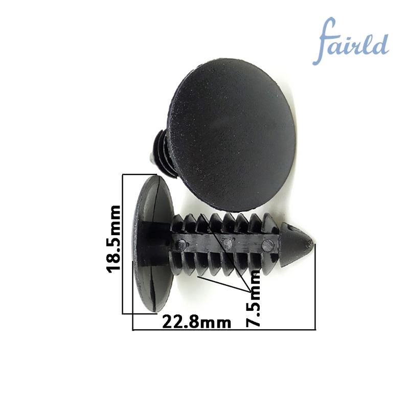 Set 50 Đinh Tán Nhựa Phụ Tùng Cho Xe Ô Tô Toyota Mazda