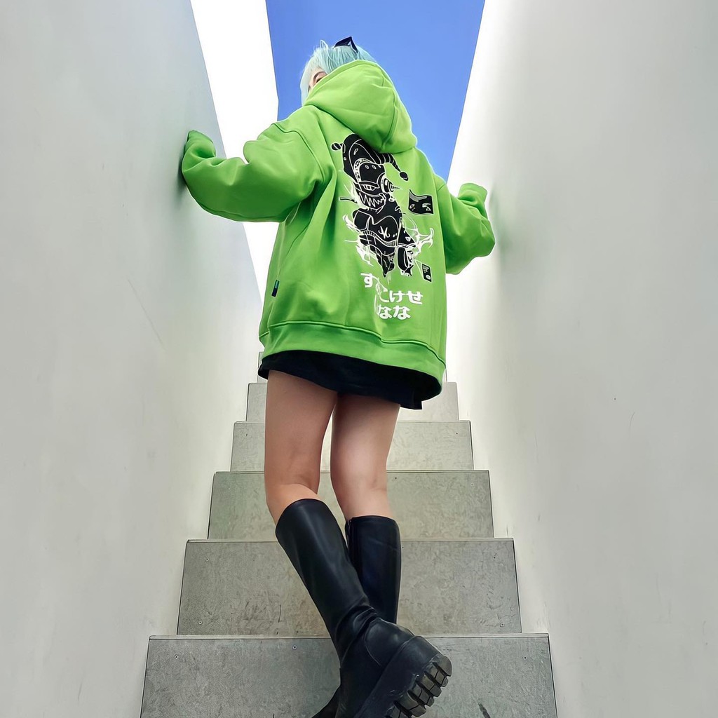 Áo khoác hoodie Ma Bu Clownz  vài nỉ bông dày dặn, form rộng cả nam nữ | BigBuy360 - bigbuy360.vn