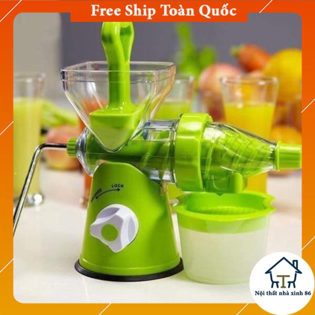 Máy ép hoa quả quay tay đa năng Manual Juicer | Máy xay bằng tay chất liệu nhựa ABS cao cấp, lưỡi dao inox