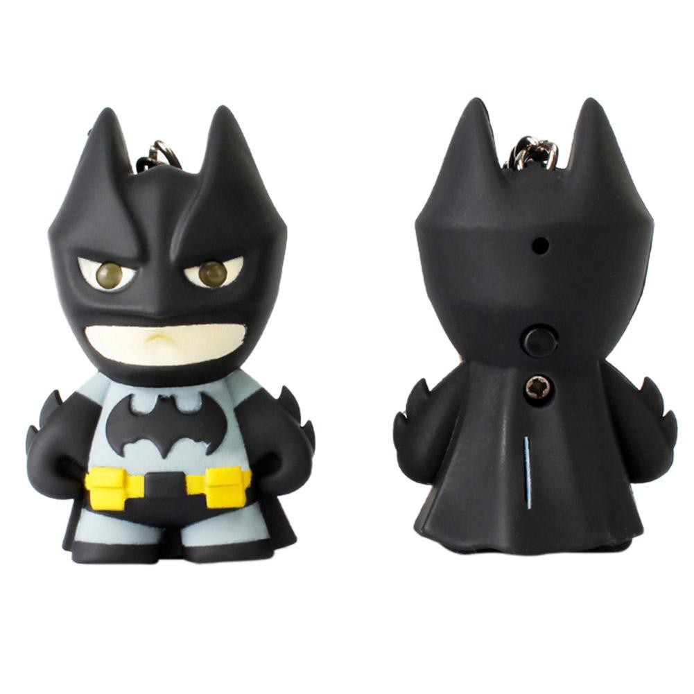 Móc khóa hình người dơi đèn LED độc đáo