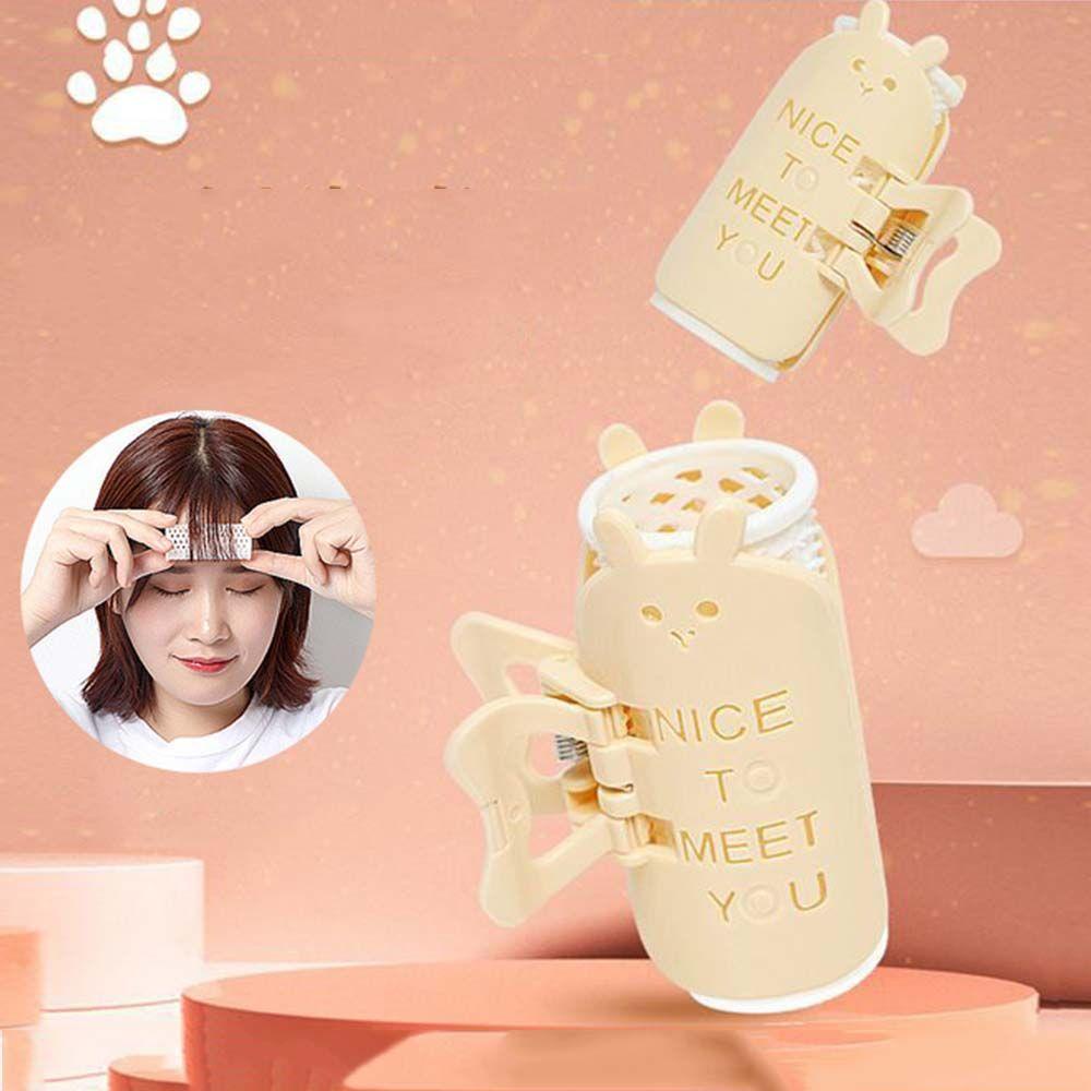 Set 2 Lô Cuốn Tóc Tự Dính Tạo Kiểu Tóc Mái Cho Nữ