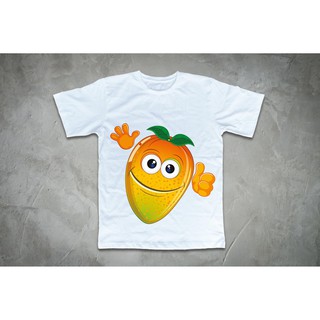 Áo thun in hình trái xoài hoạt hình