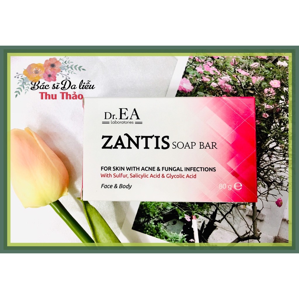 XÀ PHÒNG DR.EA ZANTIS SOAP BAR HỖ TRỢ GIẢM MỤN DÀY SỪNG NANG LÔNG