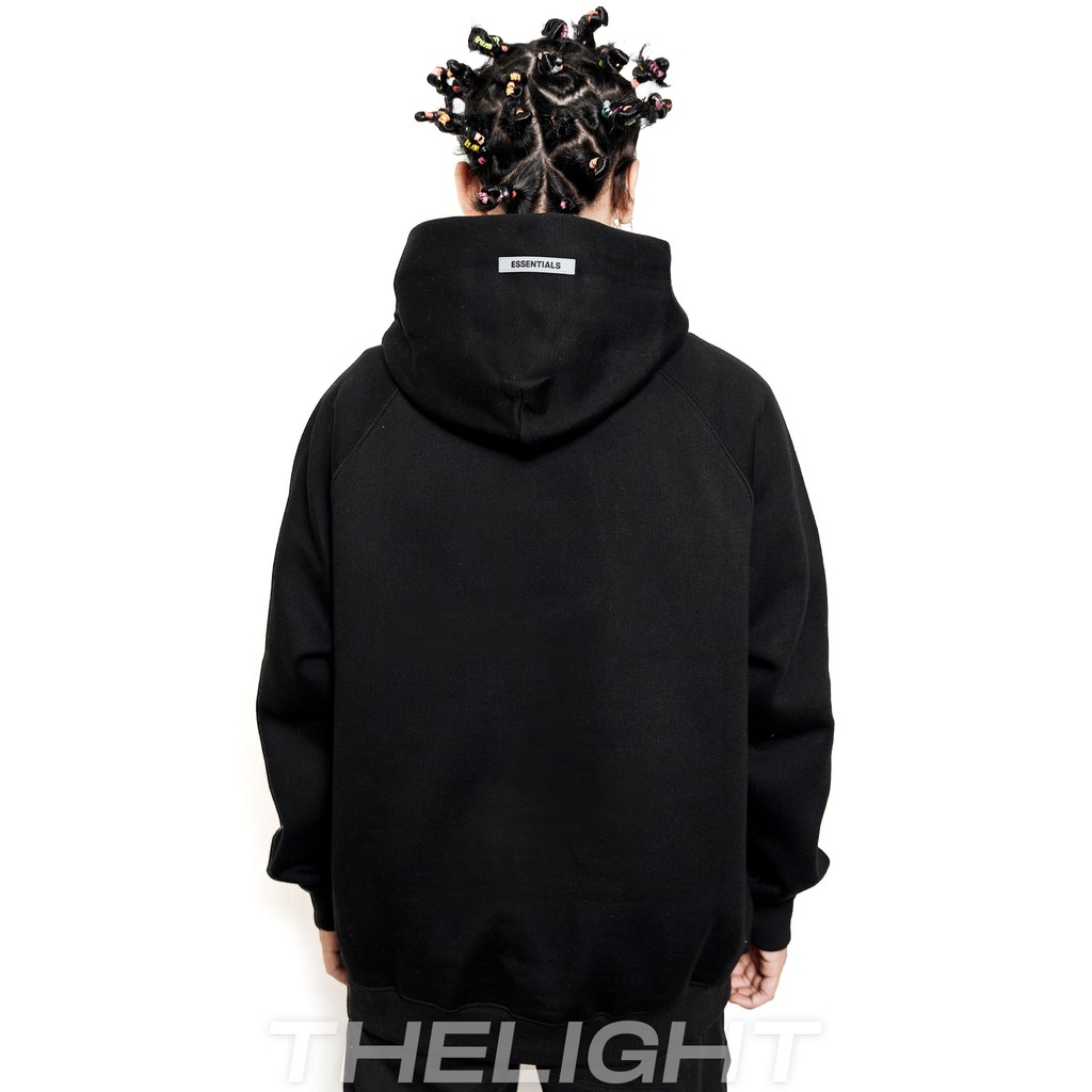 Áo hoodie FEAR OF GOD FOG ESSENTIALS SS20 dài tay unisex TLS oversize chất liệu Nỉ Bông form rộng