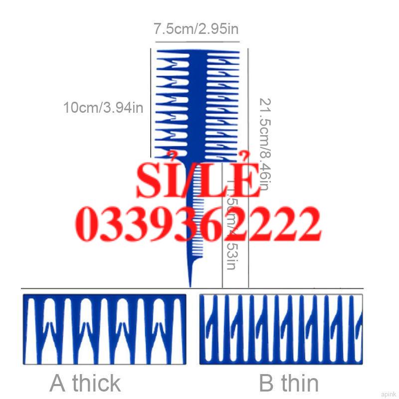 [Hàng mới về] Lược Chải Tóc Hình Xương Cá Hai Mặt Sử Dụng Tiện Lợi
