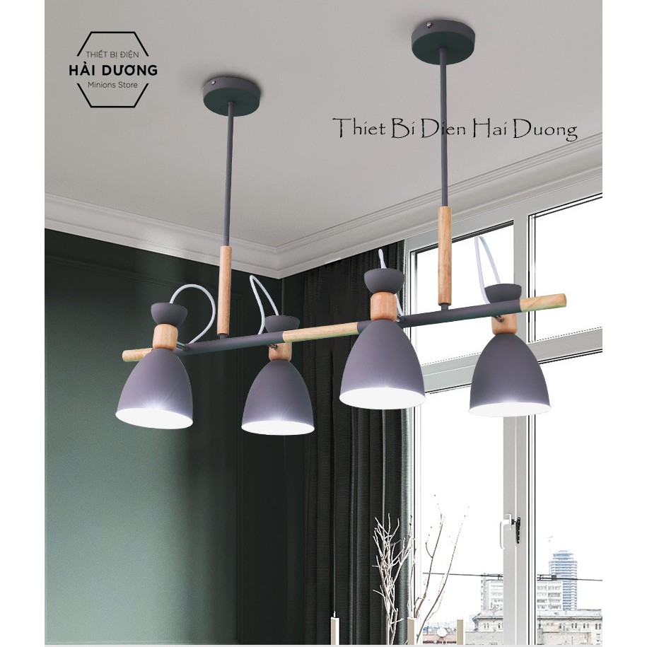 Đèn thả trần trang trí phong cách Macarons TN582 - Đã Bao Gồm 4 Bóng Led - Có Video