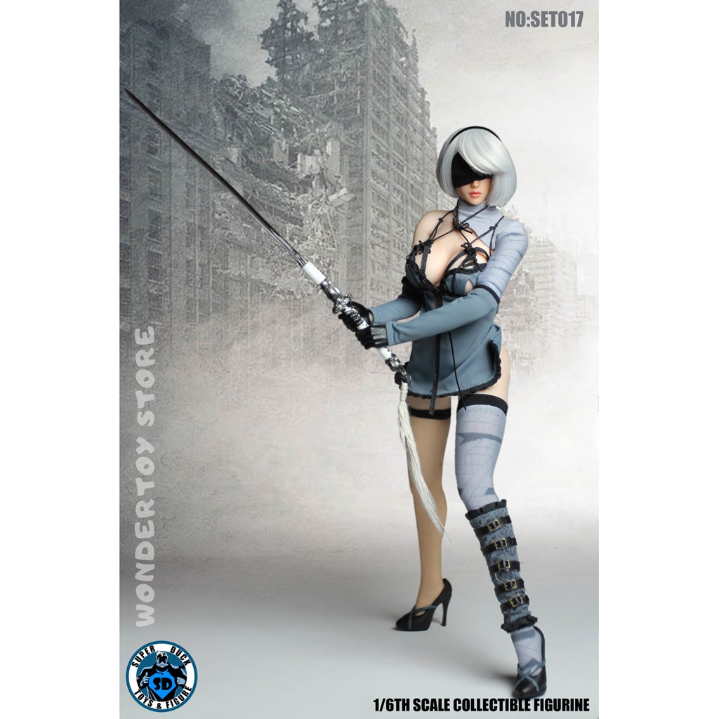 Mô hình Trang phục Nữ SUPER DUCK 2B Nier Automata SET017 1/6