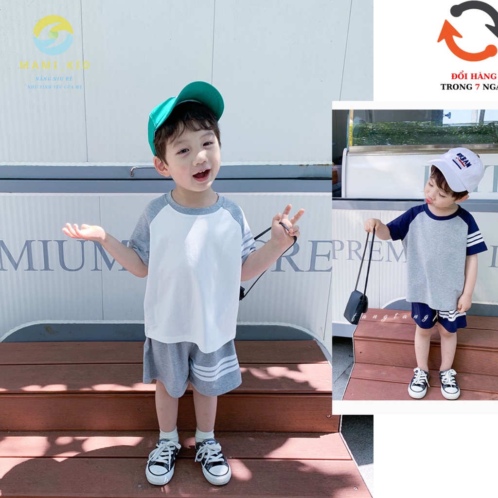bộ cho bé trai thun COTTON 100% cotton mềm, size đại, SIÊU CO GIÃN, mamikid