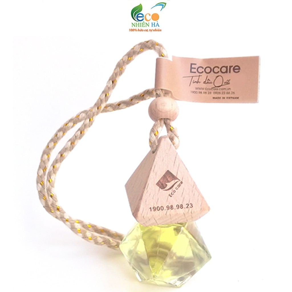 Tinh dầu ECOCARE 7ml sả chanh, tinh dầu thơm phòng, treo xe giúp đuổi muỗi, khử khuẩn