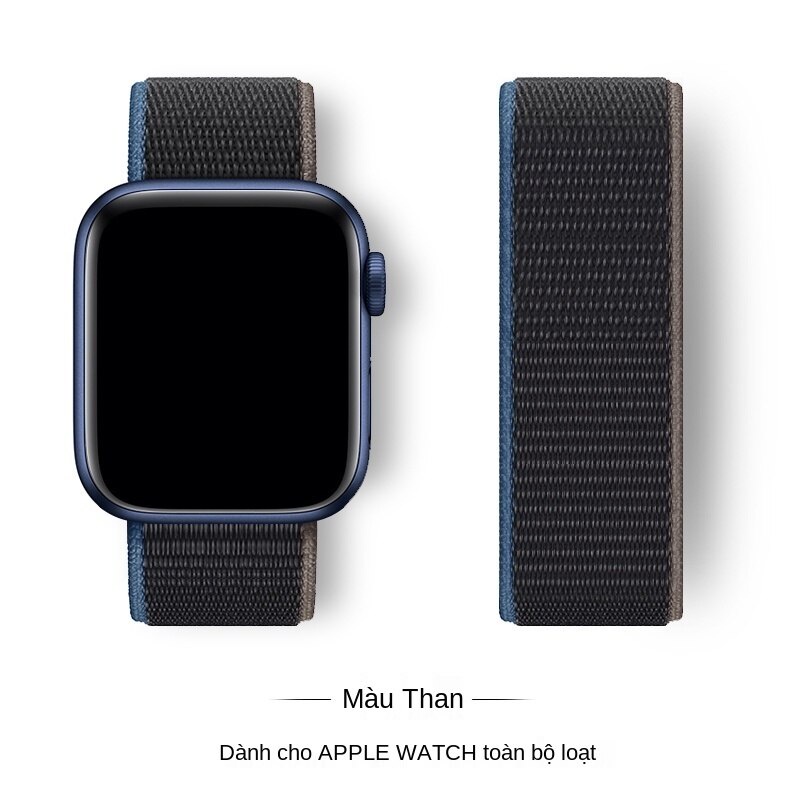 Dây đeo tay làm từ nylon kiểu bện cho iwatch 8 / 7 / 6 / 5 / 4 / 3 /SE Ultra S8 49mm 44mm / 40mm / 42mm / 38mm /41mm / 45mm