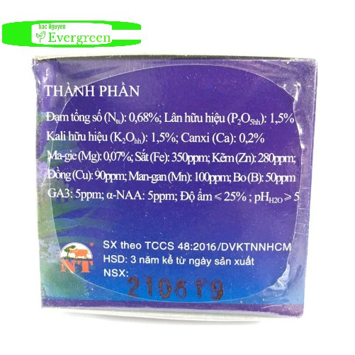 phân bón tan chậm túi lọc kích bông hoa lan NT1602.HK02 của HVP