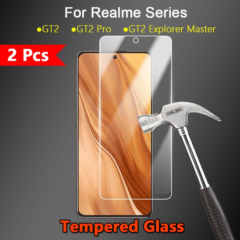 Set 1 / 2 / 3 / 5 Kính Cường Lực Bảo Vệ Màn Hình 2.5D 9H Cho Realme GT2 GT 2 Pro Explorer Master