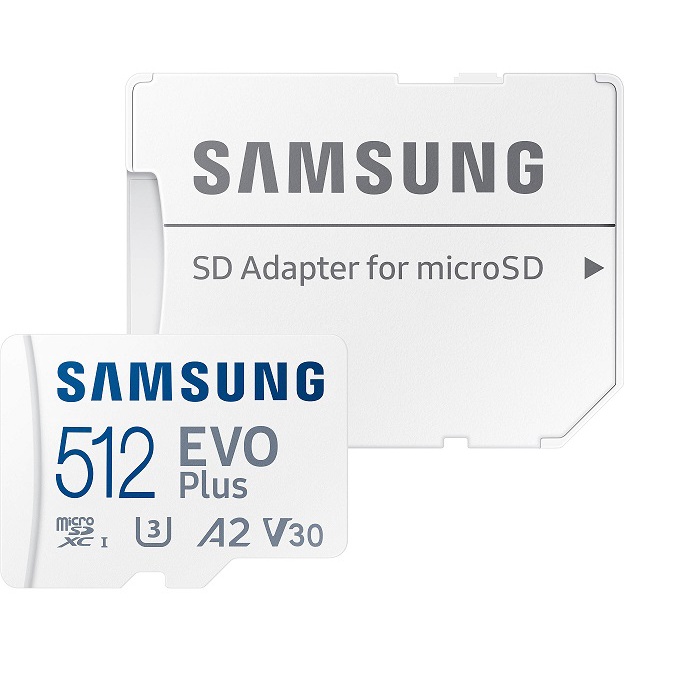 [Mã 44ELSALE2 giảm 7% đơn 300K] Thẻ Nhớ 512GB MicroSDXC Samsung EVO Plus Class10 U3 100MB/s Tốc độ Siêu Nhanh