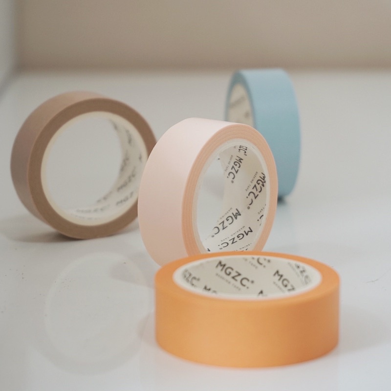 Băng keo trơn màu pastel - Solid Color Washi Tape