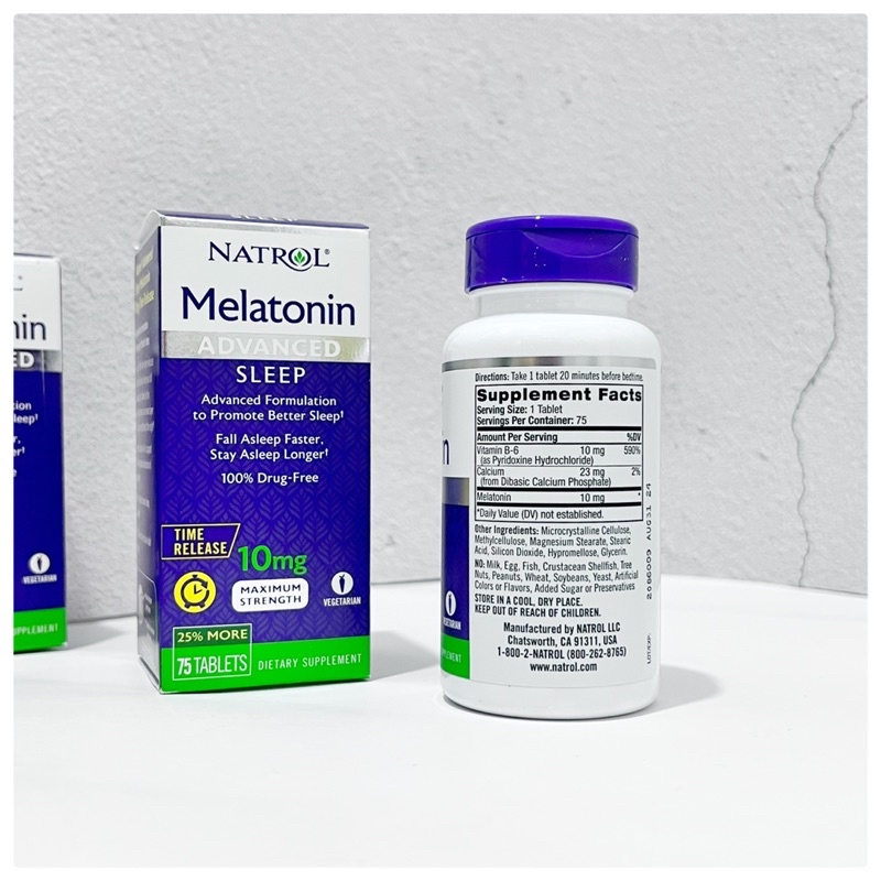 Natrol Melatonin 10mg 75 viên