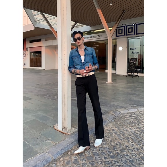 Áo Ba Lỗ Cổ Rộng NGO Màu Trắng - Scoop Neck Tank Top WHITE