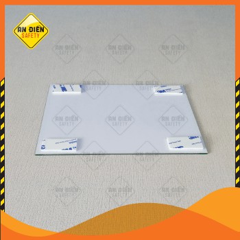 Biển báo An Điền Safety - Biển báo Rửa tay - Đeo khẩu trang 15x20cm bằng mica cao cấp. Tặng kèm miếng dán keo 3M