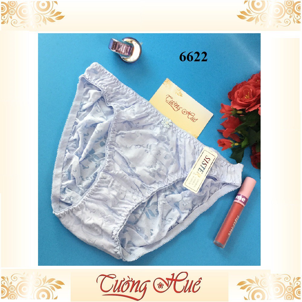 Quần lót nữ Sister 6622 quần lót Cotton ép bông MÀU NGẪU NHIÊN.