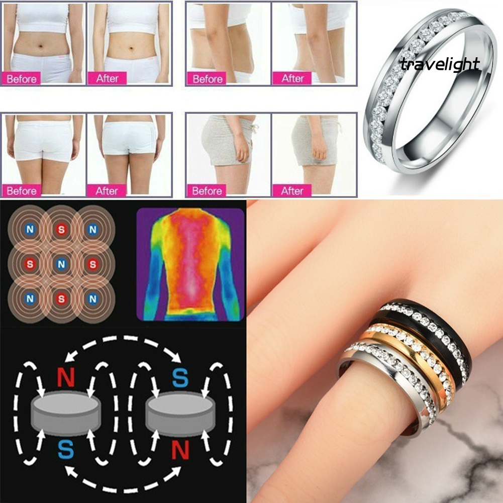 Nhẫn Nam Châm Đốt Cháy Mỡ Thừa Chăm Sóc Sức Khỏe TL19