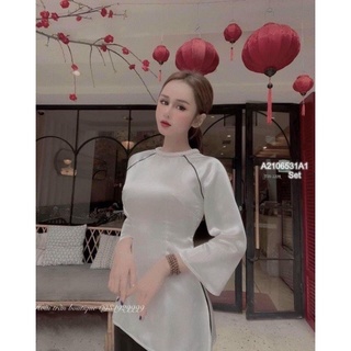 Set bộ/ set đồ lam đi chùa nút tàu vải lụa cao cấp sang trọng