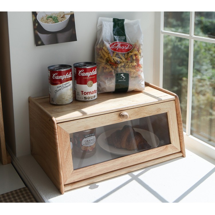 Tủ gỗ mini mặt kính để đồ nhà bếp phong cách hàn quốc - MW FURNITURE - Nội thất căn hộ