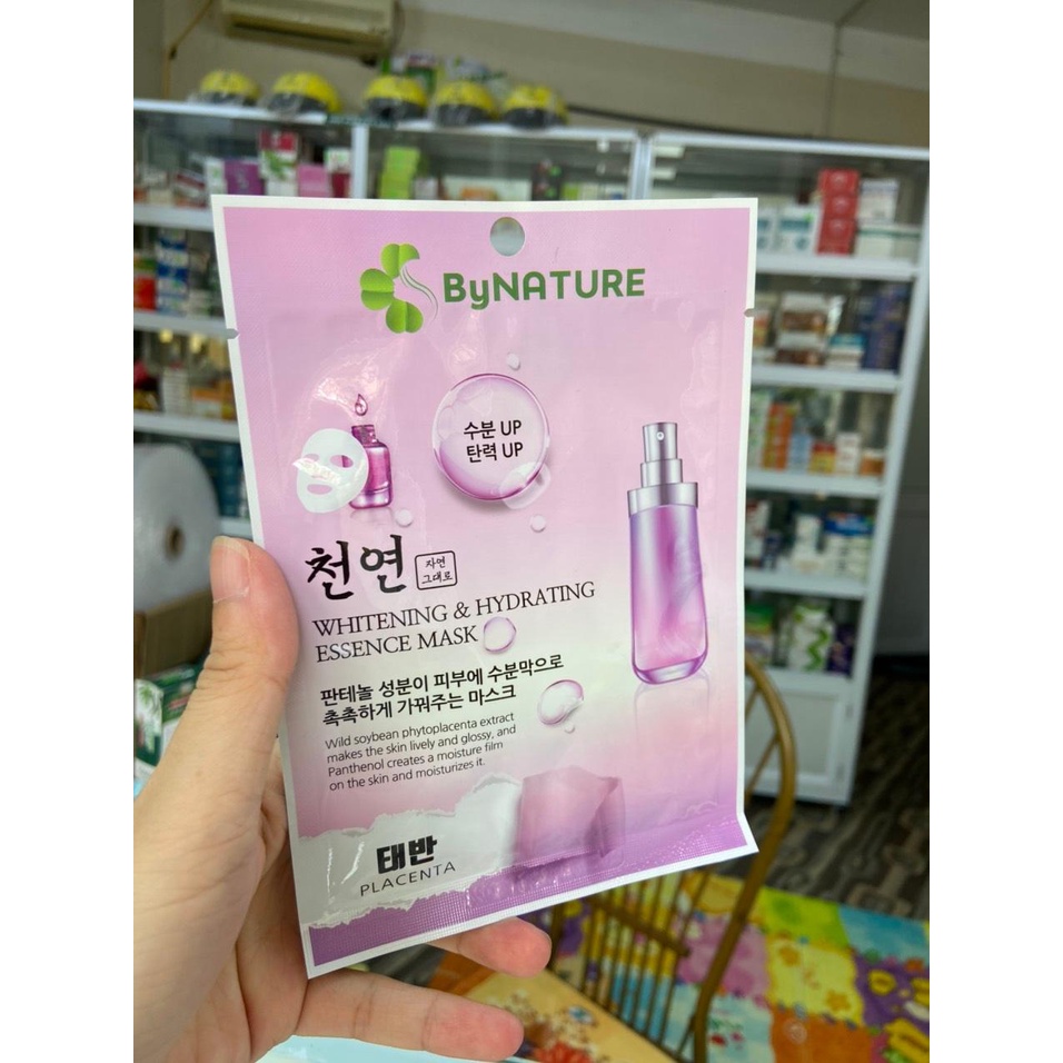 [Chính hãng] MẶT NẠ DƯỠNG TRẮNG DA CẤP ẨM HÀN QUỐC BYNATURE CÓ CHỨA NIACINAMIDE