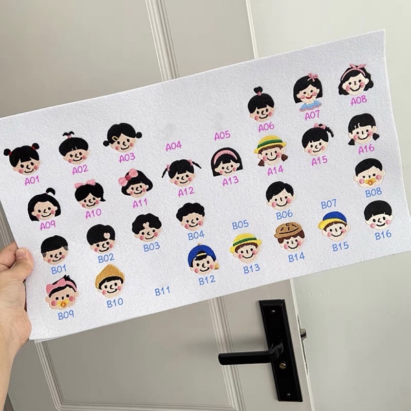 Nametag thêu tên theo yêu cầu cực xinh