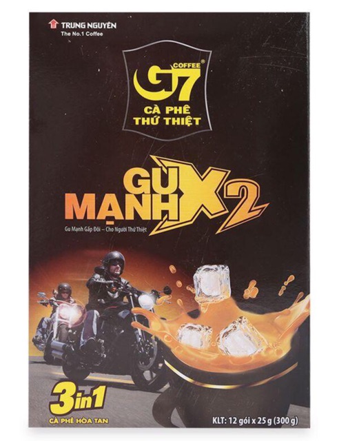 Cà phê G7 Gu mạnh 3in1