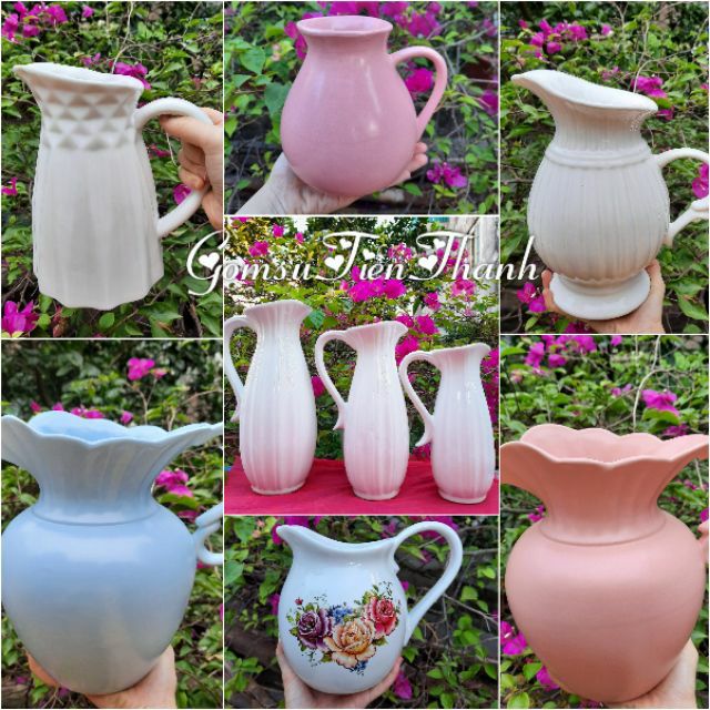 Bình sữa cắm hoa