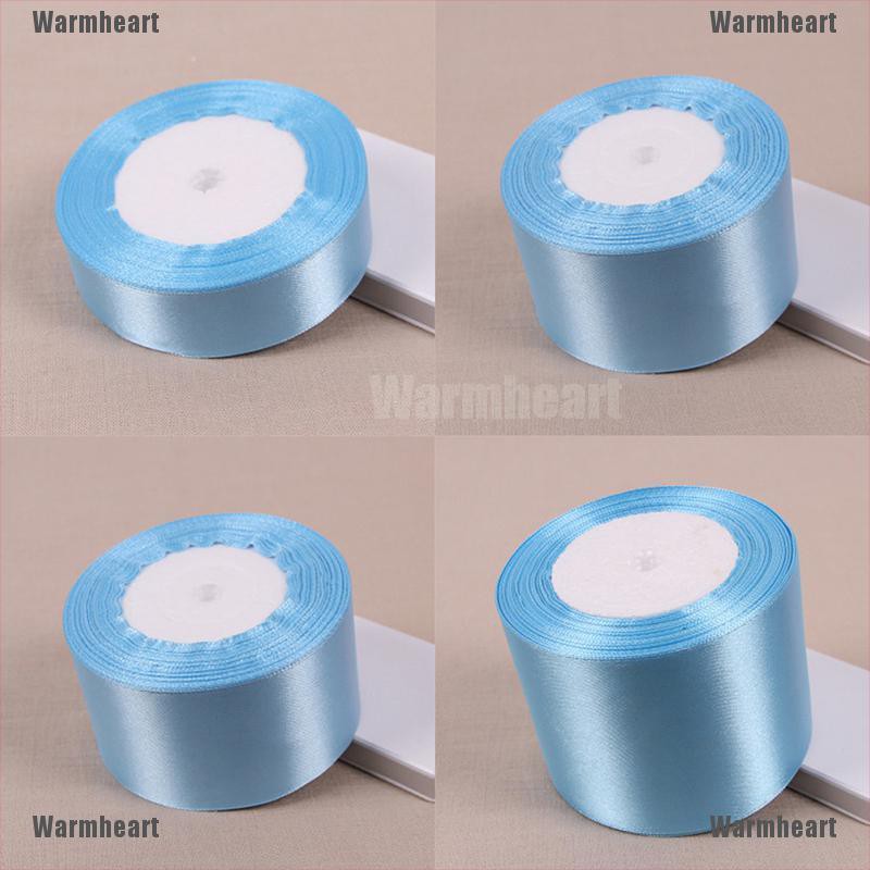 Warmheart Sky Blue 25 Yards Silk Satin Ribbon Wedding Party Decoration