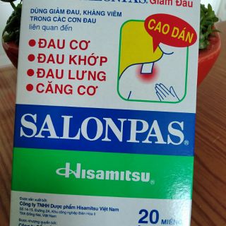 Cao dán SALONPAS (hộp 20 miếng)
