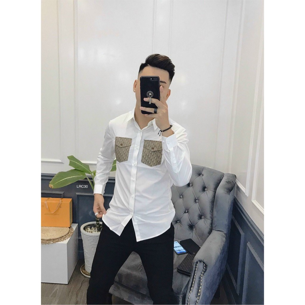 Áo Sơ Mi Nam Nữ Dài Tay Form Rộng Kẻ Sọc Caro Cổ Bẻ Unisex Oversize Phong Cách Hàn Quốc