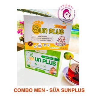 Combo sữa non Và men hữu Cơ Sunplus giúp bé ăn khỏe, ngủ ngon, tăng Cân