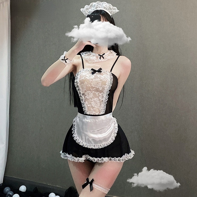 Herbe's Secret 【Ready Stock】Bộ Đồ Lót Hóa Trang Cô Hầu Gái Quyến Rũ Lingerie Cosplay Sexy Uniform Temptation Maid Suit | BigBuy360 - bigbuy360.vn