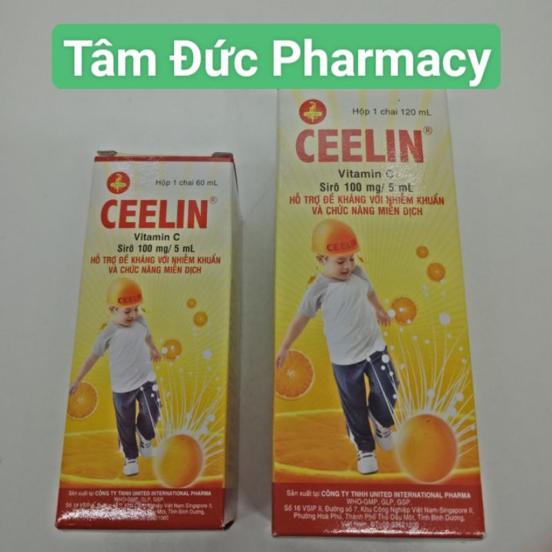 Ceelin vitamin C tăng cường sức đề kháng cho cơ thể trẻ em