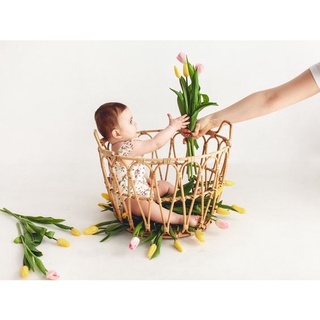 - Sọt Mây Chụp Hình Newborn/ Baby/ Hotrend/ Baby Props/ Phong Cách Vintage, Boho